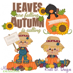Happy Fall SVG Cutting Files Includes Clipart