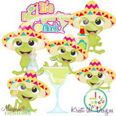 Margarita Frogs SVG Cutting Files/Paper Piecing +Clipart