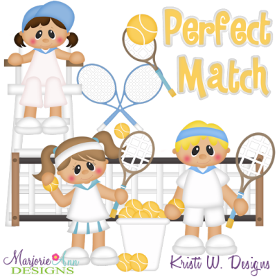 Perfect Match SVG Cutting Files Includes Clipart