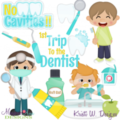 No Cavities-Boys SVG Cutting Files Includes Clipart