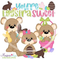 Franklin & Frannie-Easter Sweet SVG Cutting Files +Clipart