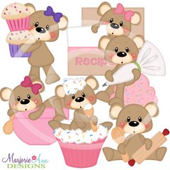 Franklin & Frannie Baked With Love SVG Cutting Files + Clipart