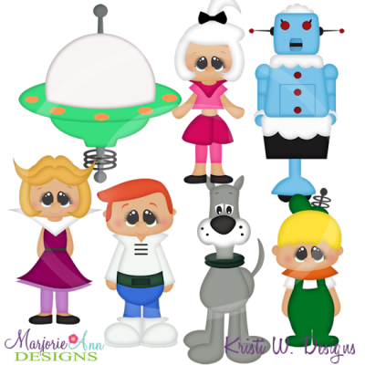 Space Family SVG Cutting Files Includes Clipart