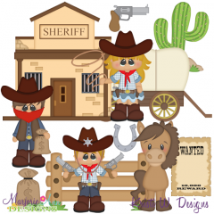 The Wild West SVG Cutting Files Includes Clipart
