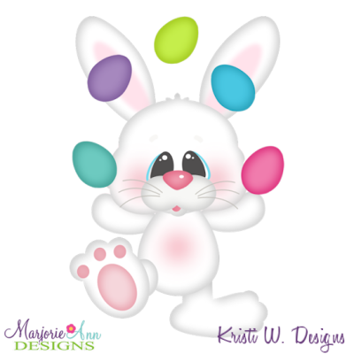 Juggling Eggs SVG Cutting Files Includes Clipart
