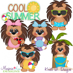 Cool Summer SVG Cutting Files Includes Clipart
