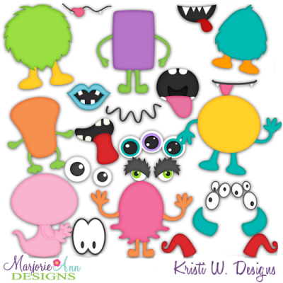 Do It Yourself_Monsters SVG Cutting Files Includes Clipart