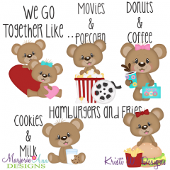 We Go Togethe Like EXCLUSIVE SVG Cutting Files Includes Clipart