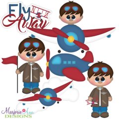 Fly Away SVG Cutting Files Includes Clipart