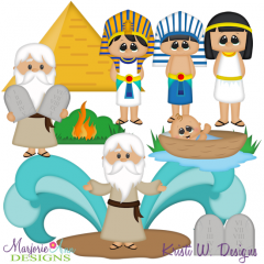Moses SVG Cutting Files Includes Clipart