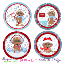 Sweet Winter Gingers Exclusive SVG Cutting Files + Clipart