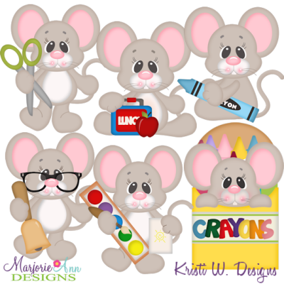 Ted Goes To Kindergarten SVG Cutting Files Includes Clipart