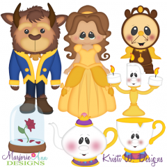Be Our Guest EXCLUSIVE SVG Cutting Files Includes Clipart