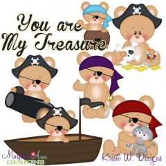 You Are My Treasure SVG Cutting Files Includes Clipart