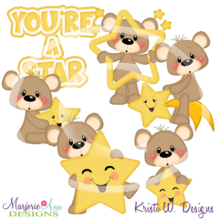 Franklin-You're A Star SVG Cutting Files Includes Clipart
