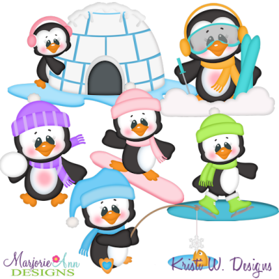 Snow Much Fun SVG Cutting Files Includes Clipart