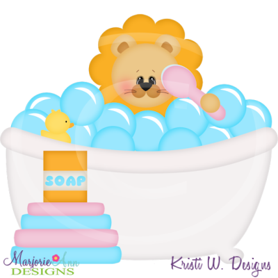Squeaky Clean-Lion Cutting Files-Includes Clipart