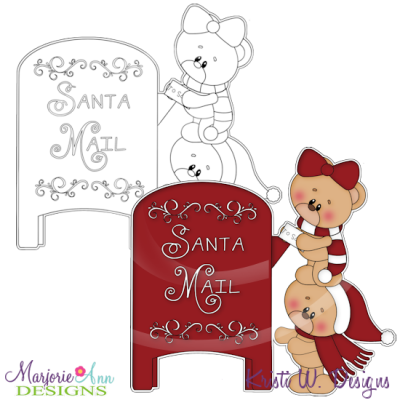 Download Santa Mail Digital Stamp Clipart 1 25 Marjorie Ann Designs Svg Cutting Files Scrapbooking Shop PSD Mockup Templates