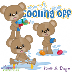 Cooling Off Exclusive SVG Cutting Files Includes Clipart