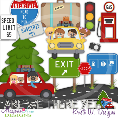 Road Trip SVG Cutting Files Includes Clipart