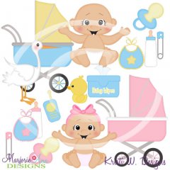 My Sweet Baby SVG Cutting Files + Clipart