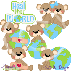Franklin-Heal The World SVG Cutting Files/Paper Piecing +Clipart