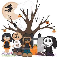 Spooky Village Nutty Crew 2 SVG Cutting Files Includes Clipart