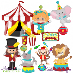 Carnival Crew-Girls SVG Cutting Files/Paper Piecing Set+Clipart