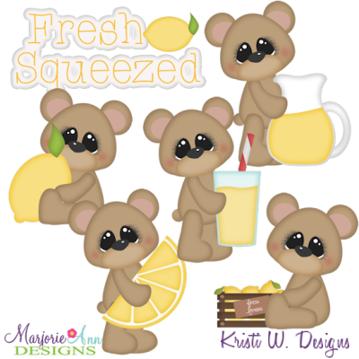 Fresh Squeezed SVG Cutting Files + Clipart