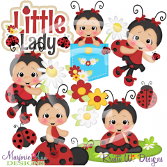 Little Ladies SVG Cutting Files/Paper Piecing +Clipart