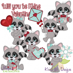 Little Rascal Be Mine SVG Cutting Files + Clipart