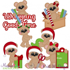 Wrapping Good Times SVG Cutting Files Includes Clipart