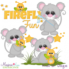 Firefly Fun SVG Cutting Files Includes Clipart