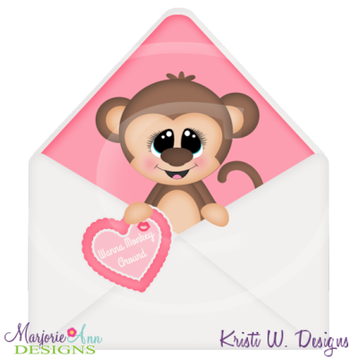 Wanna Monkey Around Cutting Files-Includes Clipart