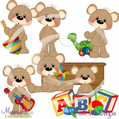Franklin's Toy Box SVG Cutting Files Includes Clipart
