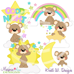 Franklin-Goodnight SVG Cutting Files/Paper Piecing +Clipart