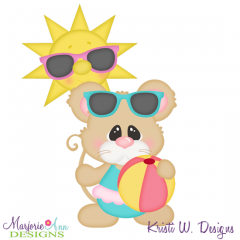 Hit The Beach Cutting Files-Includes Clipart