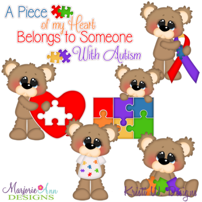 I Love Someone With Autism SVG Cutting Files Includes Clipart