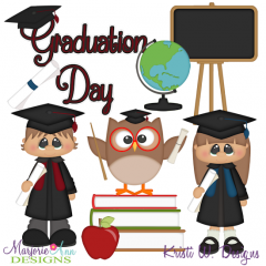 Graduation Day SVG Cutting Files Includes Clipart