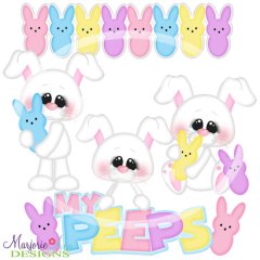 My Peeps SVG Cutting Files + Clipart