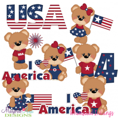 Let Freedom Ring SVG Cutting Files Includes Clipart