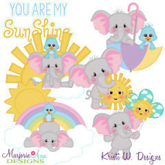 My Sunshine SVG Cutting Files Includes Clipart