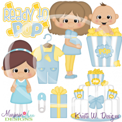 Ready To Pop- Boy SVG Cutting Files Includes Clipart
