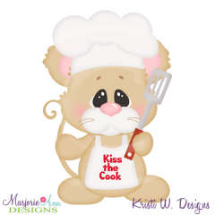 Kiss The Cook Cutting Files-Includes Clipart