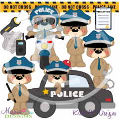 Officer Franklin SVG Cutting Files/Paper Piecing +Clipart