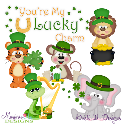 You're My Lucky Charm SVG Cutting Files + Clipart