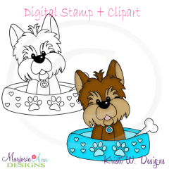 My Best Friend-Yorkie SVG Cutting Files Includes Clipart