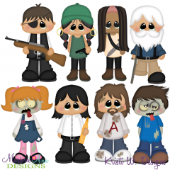 The Walking Cute Exclusive SVG Cutting Files Includes Clipart