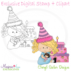 Birthday Girl SVG Cutting Files + Clipart