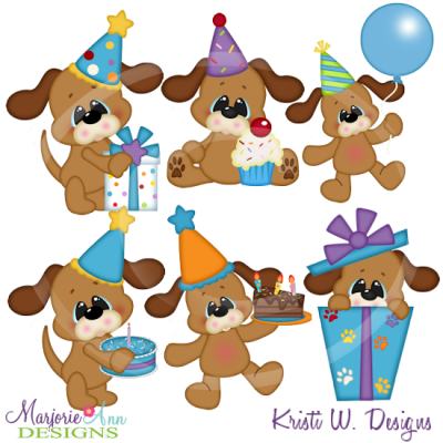 Peyton's 1st Birthday Cutting Files-Includes Clipart